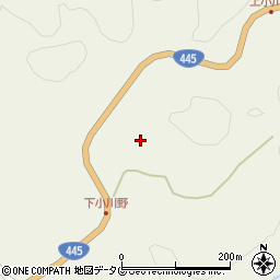 熊本県上益城郡御船町七滝4384周辺の地図