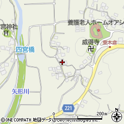 熊本県上益城郡御船町木倉4807周辺の地図