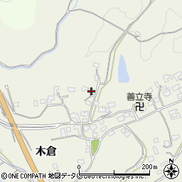 熊本県上益城郡御船町木倉6925周辺の地図