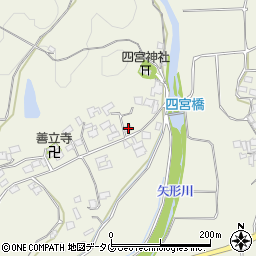 熊本県上益城郡御船町木倉6581周辺の地図