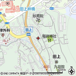 長崎自動車田上営業所周辺の地図
