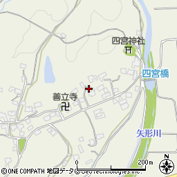 熊本県上益城郡御船町木倉6600周辺の地図