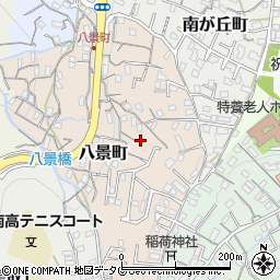 長崎県長崎市八景町周辺の地図