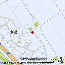 熊本県上益城郡御船町小坂1240周辺の地図