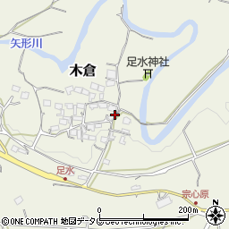 熊本県上益城郡御船町木倉5338周辺の地図