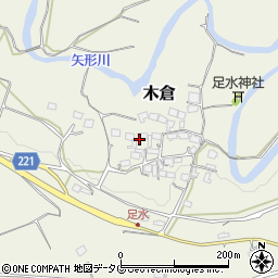 熊本県上益城郡御船町木倉5311周辺の地図