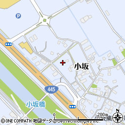 熊本県上益城郡御船町小坂1530周辺の地図