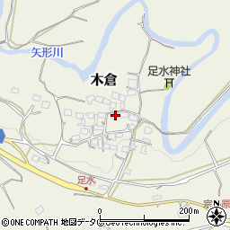 熊本県上益城郡御船町木倉5320周辺の地図