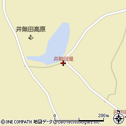 井無田堤周辺の地図