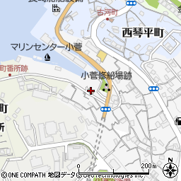 小菅町公民館周辺の地図