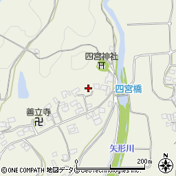 熊本県上益城郡御船町木倉6588周辺の地図