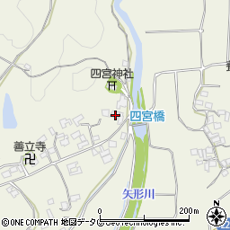 熊本県上益城郡御船町木倉6549周辺の地図
