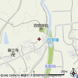 熊本県上益城郡御船町木倉6552周辺の地図