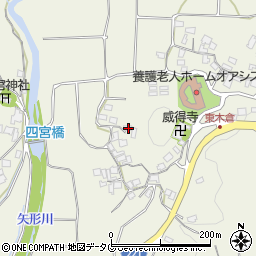 熊本県上益城郡御船町木倉4812周辺の地図