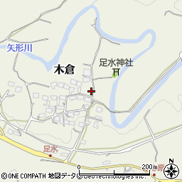 熊本県上益城郡御船町木倉5340周辺の地図