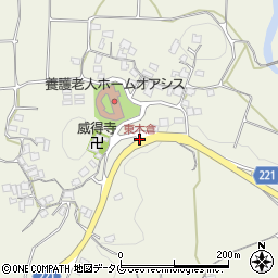 東木倉周辺の地図