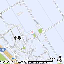 熊本県上益城郡御船町小坂1251周辺の地図