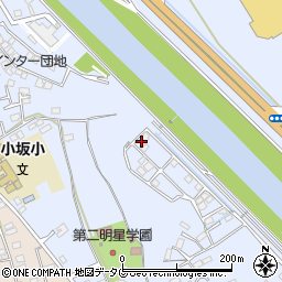 熊本県上益城郡御船町小坂2257周辺の地図