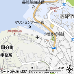 長崎県長崎市国分町1-27周辺の地図