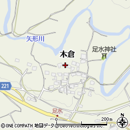 熊本県上益城郡御船町木倉5317周辺の地図