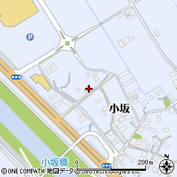 熊本県上益城郡御船町小坂1484周辺の地図
