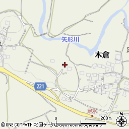 熊本県上益城郡御船町木倉5251周辺の地図