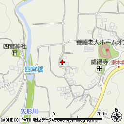 熊本県上益城郡御船町木倉4624周辺の地図