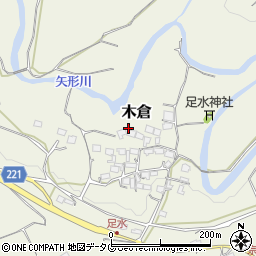 熊本県上益城郡御船町木倉5314周辺の地図