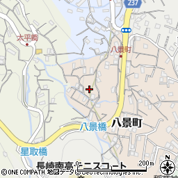 長崎県長崎市八景町2周辺の地図