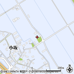 熊本県上益城郡御船町小坂1215周辺の地図