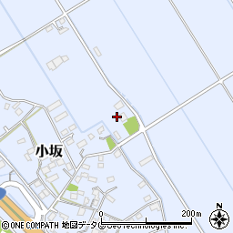 熊本県上益城郡御船町小坂1238周辺の地図