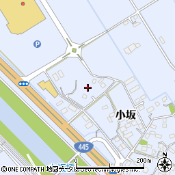 熊本県上益城郡御船町小坂1509周辺の地図