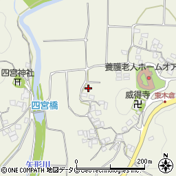 熊本県上益城郡御船町木倉4789周辺の地図
