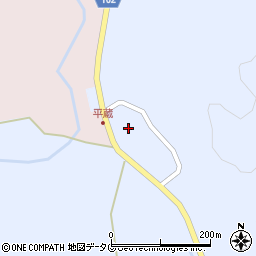 長崎県五島市平蔵町3376周辺の地図