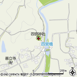 四宮神社周辺の地図