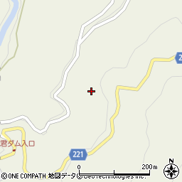 熊本県上益城郡御船町木倉3816周辺の地図