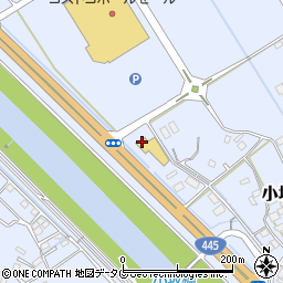 熊本県上益城郡御船町小坂1512周辺の地図