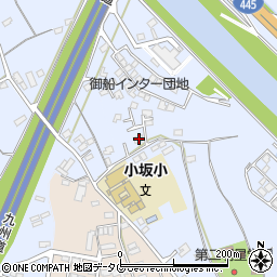 熊本県上益城郡御船町小坂2213周辺の地図