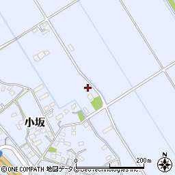 熊本県上益城郡御船町小坂1216周辺の地図