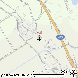 熊本県上益城郡御船町木倉8519周辺の地図