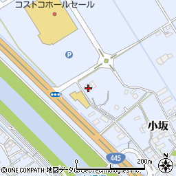熊本県上益城郡御船町小坂1503周辺の地図