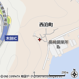 長崎県長崎市西泊町26-5周辺の地図