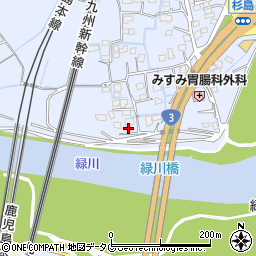 熊本県熊本市南区富合町杉島890-2周辺の地図