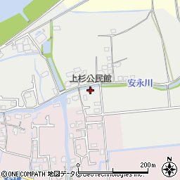 上杉公民館周辺の地図