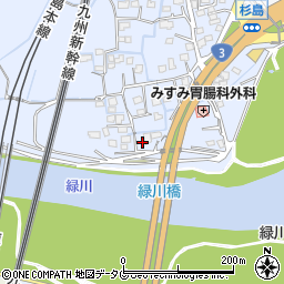 熊本県熊本市南区富合町杉島895-1周辺の地図