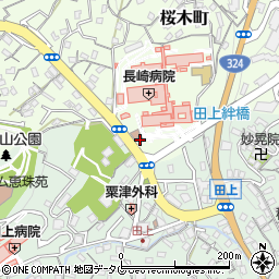 長崎警察署田上交番周辺の地図