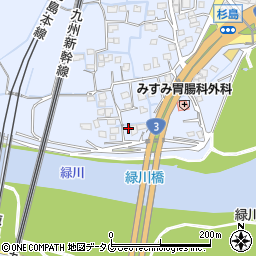 熊本県熊本市南区富合町杉島895周辺の地図