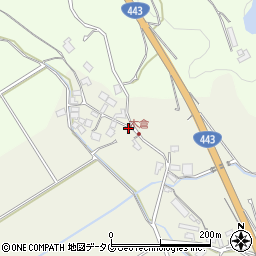 熊本県上益城郡御船町木倉8521周辺の地図