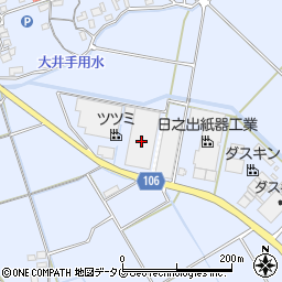 堤鋼材株式会社　熊本スチールセンター周辺の地図