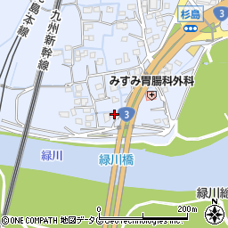 熊本県熊本市南区富合町杉島897周辺の地図
